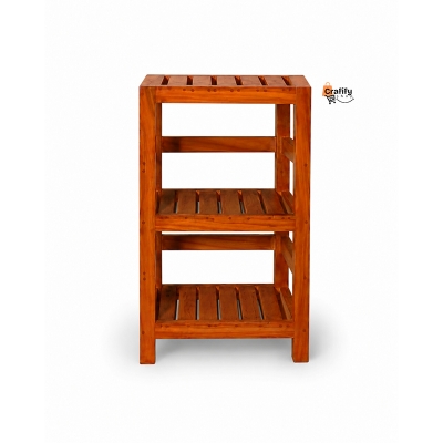 Picture of Handmade Wooden Table Bookshelf – Compact Desk Organizer for Books