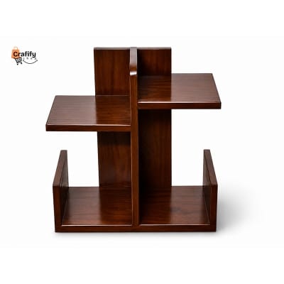 Picture of Elite Wooden Desktop Bookshelf – Natural Wood Finish
