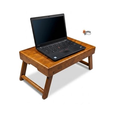 Picture of Modern Wooden Portable Table – Natural Wood Finish