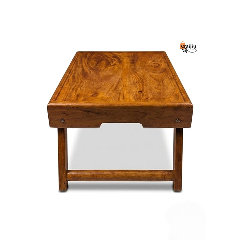 Picture of Modern Wooden Portable Table – Natural Wood Finish
