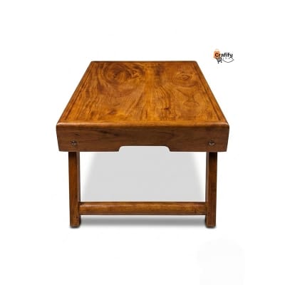 Picture of Modern Wooden Portable Table – Natural Wood Finish