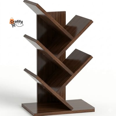 Picture of Modern Tree Bookshelf – Chocolate Finish