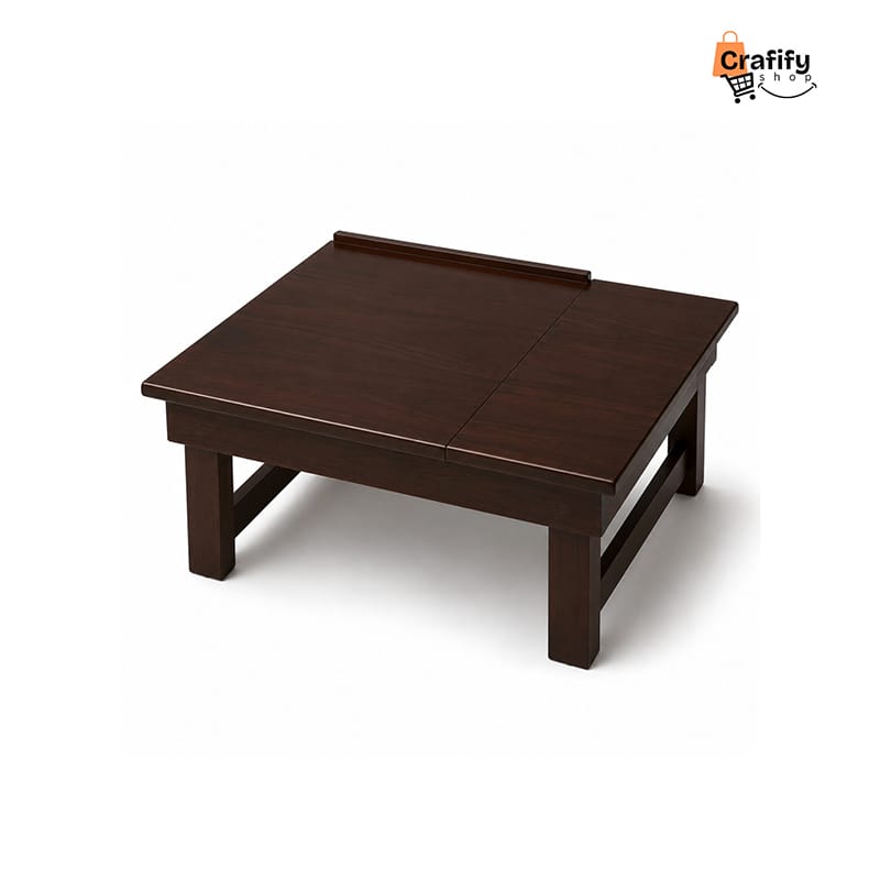 Picture of Multi-Purpose Foldable Wooden Table – Chocolate Finish