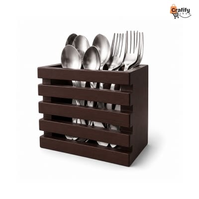 Picture of Wooden Spoon Holder – Chocolate Finish