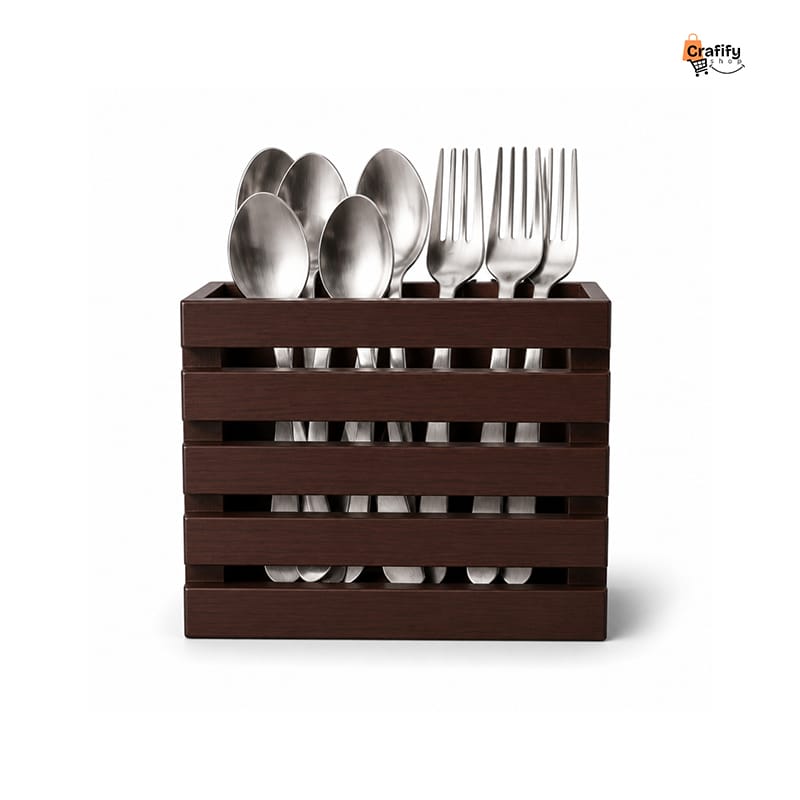 Picture of Wooden Spoon Holder – Chocolate Finish