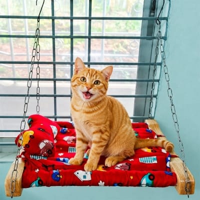 Picture of Wooden Cat Hammock Bed