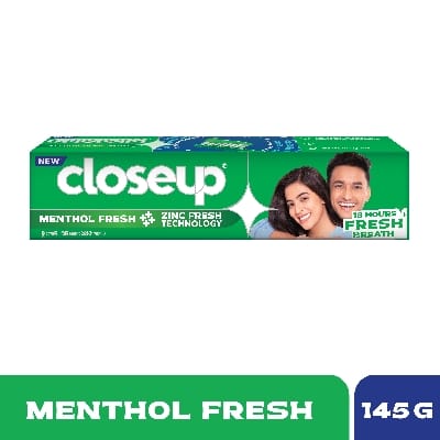 Picture of Closeup Toothpaste Menthol Fresh 145g