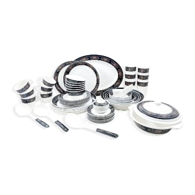 Picture of 60 Pcs Dinner set-Black Gold
