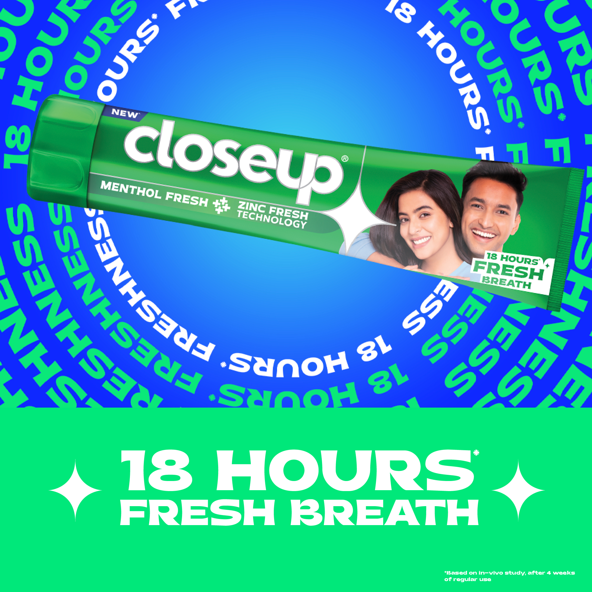 Picture of Closeup Toothpaste Menthol Fresh 38g