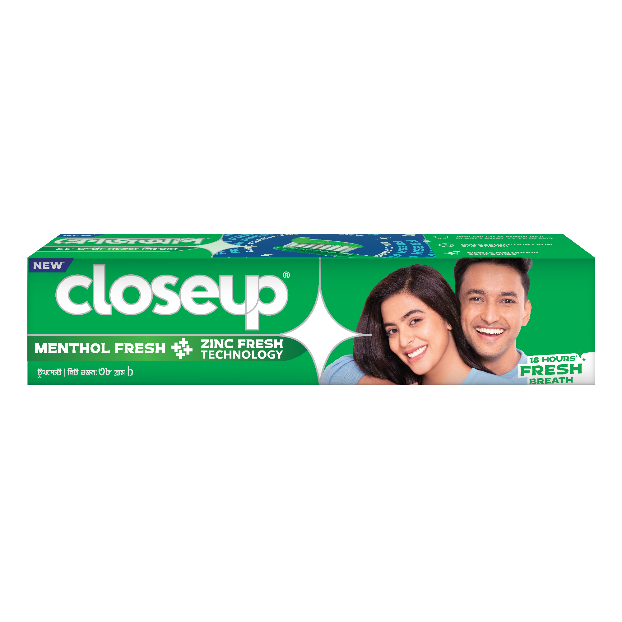 Picture of Closeup Toothpaste Menthol Fresh 38g