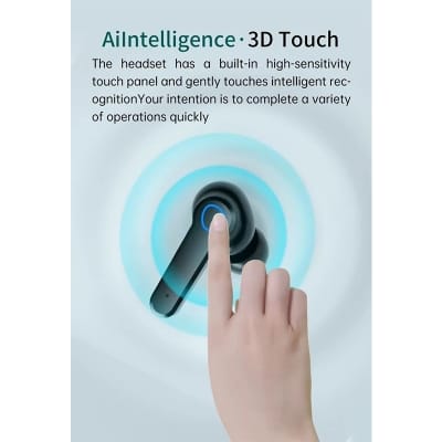 Picture of "M19 TWS Bluetooth Earbuds M19 TWS Bluetooth Earbuds Touch Control Wireless Bluetooth 5.1 Headphones With Microphone Waterproof Earbuds Headsets"