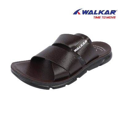 Picture of Mens PU Sandal  Raj Brown 38