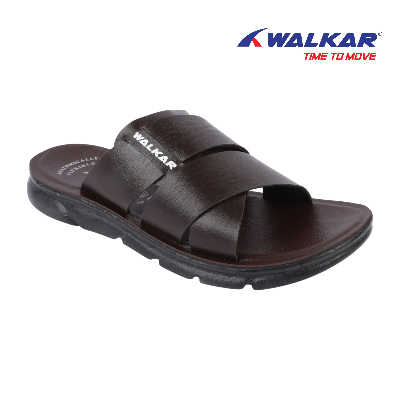 Picture of Mens PU Sandal  Raj Brown 38