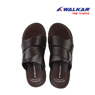 Picture of Mens PU Sandal  Raj Brown 38