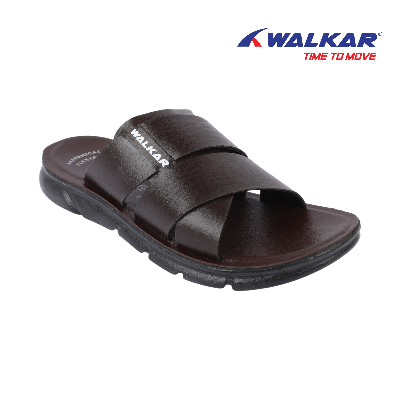Picture of Mens PU Sandal  Raj Brown 38