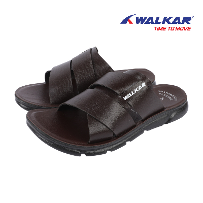 Picture of Mens PU Sandal  Raj Brown 38