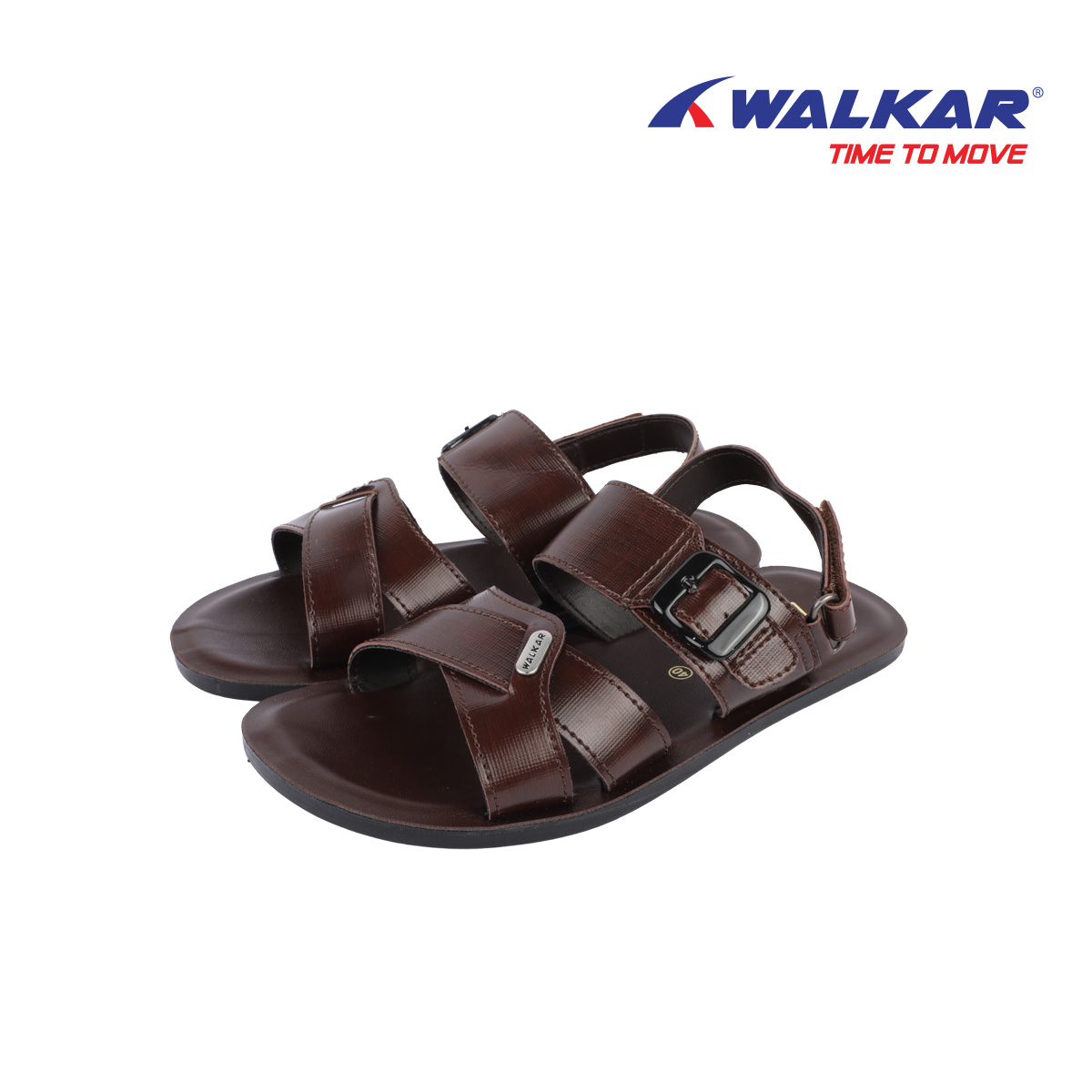 Picture of Men's PU sandal Mevric Brown 39