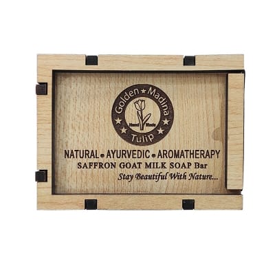 Picture of Hand Made Saffron Goat Milk Bar Soap 1 pcs-100g