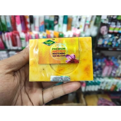 Picture of Hand Made Saffron Goat Milk Bar Soap 1 pcs-100g