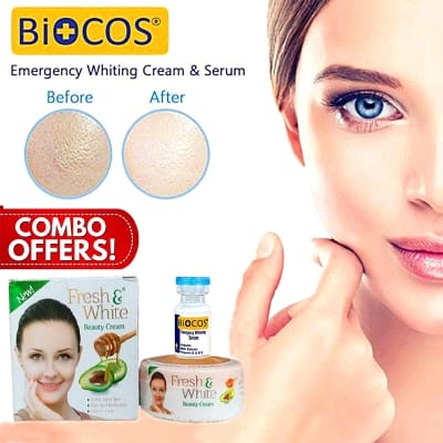 Picture of Biocos Emergency Serum and Beauty Cream Combo