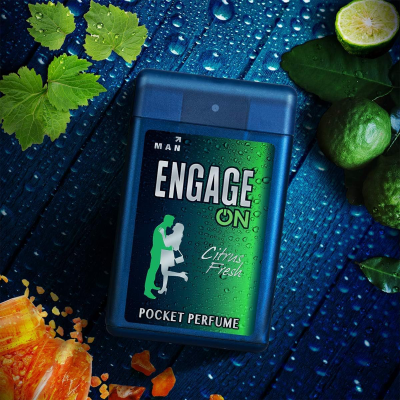Picture of Engage Pocket Perfume for Men -17ml (Citrus Fresh )