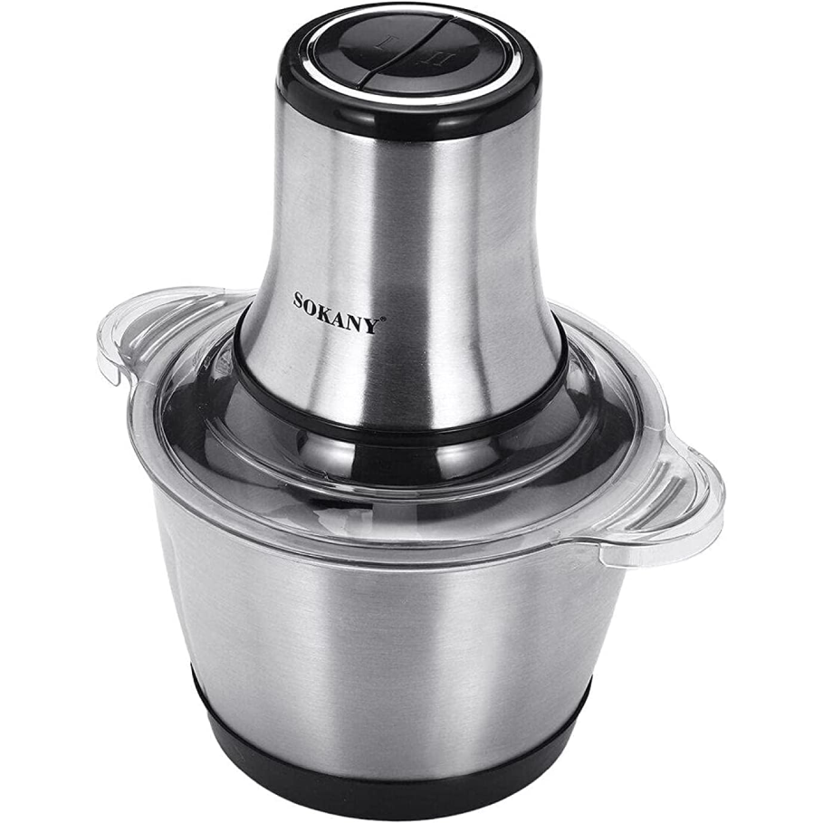 Picture of Sokany Meat Grinder Chopper LB-7005A Stainless Steel Electric 2 Speeds 3L Jar 220-240V-50/60Hz 800W