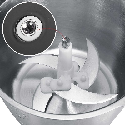 Picture of Sokany Meat Grinder Chopper LB-7005A Stainless Steel Electric 2 Speeds 3L Jar 220-240V-50/60Hz 800W
