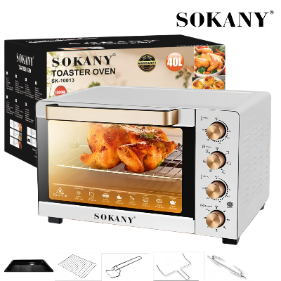 Picture of Sokany SK-10013 New Oven 40L Capacity Intelligent Oven Household Electric Small Household Appliance Oven-White