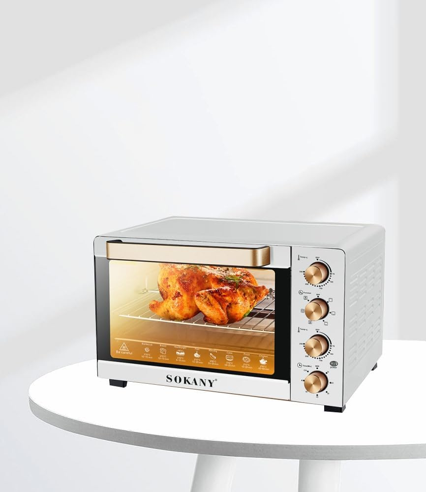 Picture of Sokany SK-10013 New Oven 40L Capacity Intelligent Oven Household Electric Small Household Appliance Oven-White