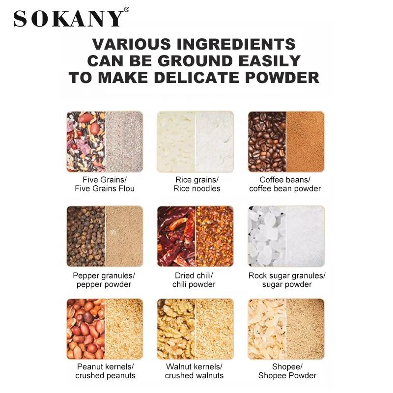 Picture of Sokany SK-03049 Commercial Stainless Steel Blade Electric Juicer Blender Variable Speed Commercial Blender