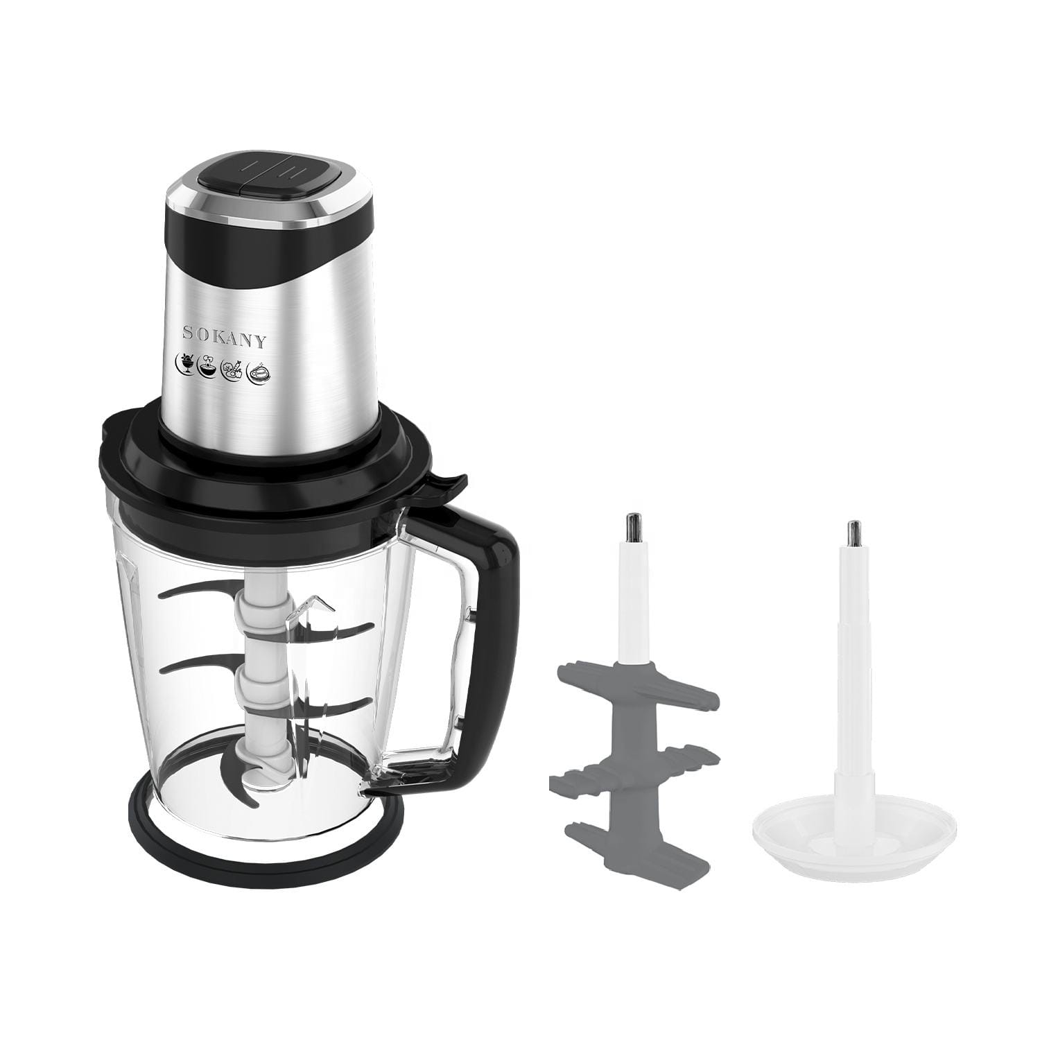 Picture of Sokany SK-06047 New Household Multifunctional Automatic Electric Chopper Peeler Whisker for Modern Efficient Kitchen Cooking