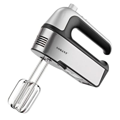 Picture of Sokany SK-6630 800w Egg Beater Hand Blender 5 Speed Mixer for Kitchen Whipped Cream Food Mixer-Silver