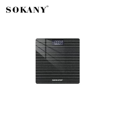 Picture of Sokany SK-19061 Digital Body Fat Scale 180KG Capacity Smart Bathroom Scale for Office and Home Use Bathroom, Bedroom, Living Room, Office, Gym, Parlor-Black
