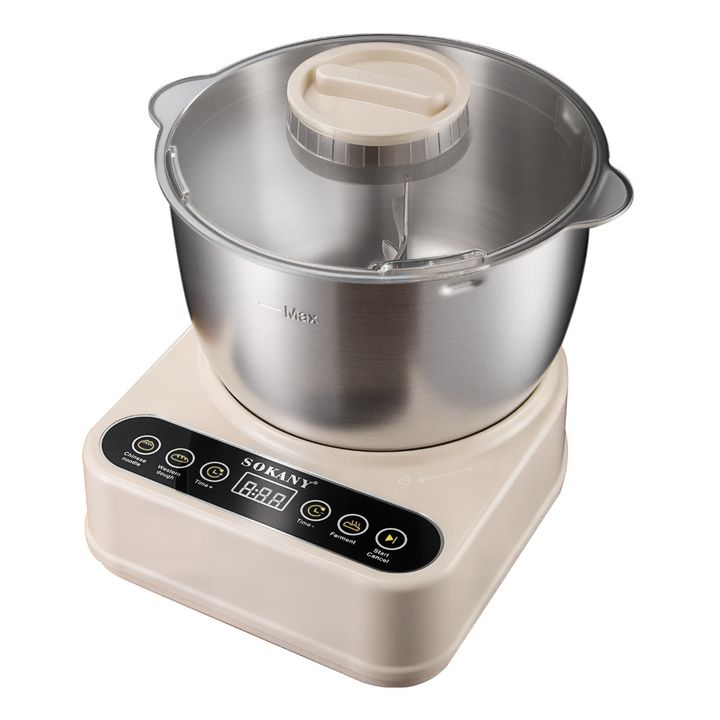 Picture of SOKANY SK-05017 Electric Dough Maker Mixer 5 Liter 600 Watts-Cream