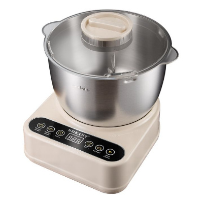 Picture of SOKANY SK-05017 Electric Dough Maker Mixer 5 Liter 600 Watts-Cream