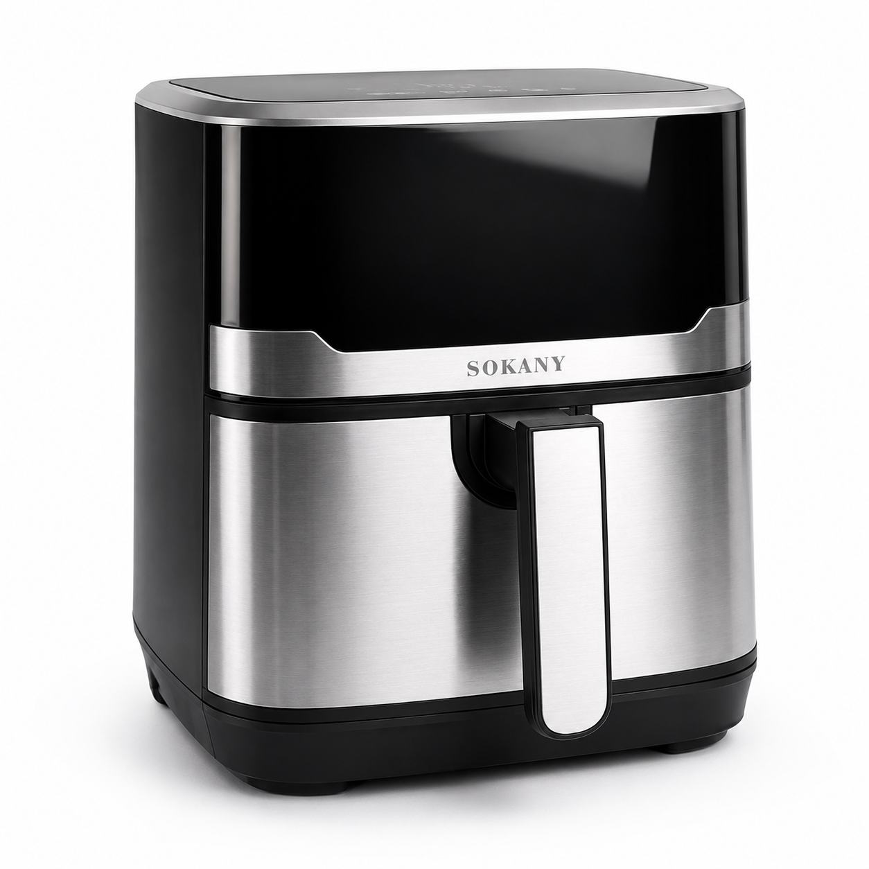 Picture of Sokany SK-10085 2200W Dual Heating Top And Bottom Digital Air Fryer 7.5 Liter Capacity-Silver