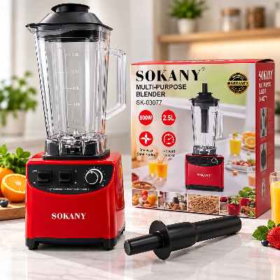 Picture of Sokany SK-03077 Big Blender With 2.5 Liter Transparent Jug