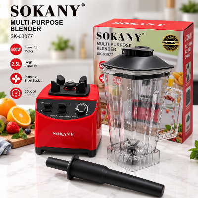 Picture of Sokany SK-03077 Big Blender With 2.5 Liter Transparent Jug