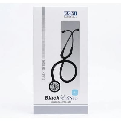 Picture of Classic Stethoscope -BSMI Professional Doctor -BLACK EDITION