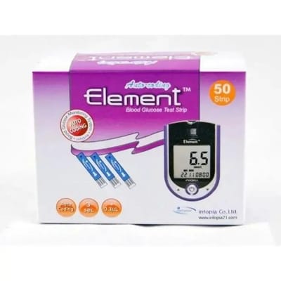 Picture of Element Blood Glucose Monitoring System – Accurate Diabetes Sugar Testing Kit for Home & Clinical Use 25 & 50 pcs