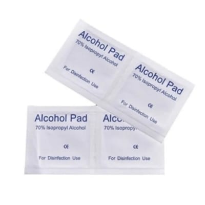 Picture of Alcohol Pad / Disinfectant Wipes / Swabs / Prep Pads - 100 Pcs Box