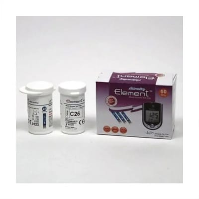Picture of Element Blood Glucose Monitoring System – Accurate Diabetes Sugar Testing Kit for Home & Clinical Use 25 & 50 pcs