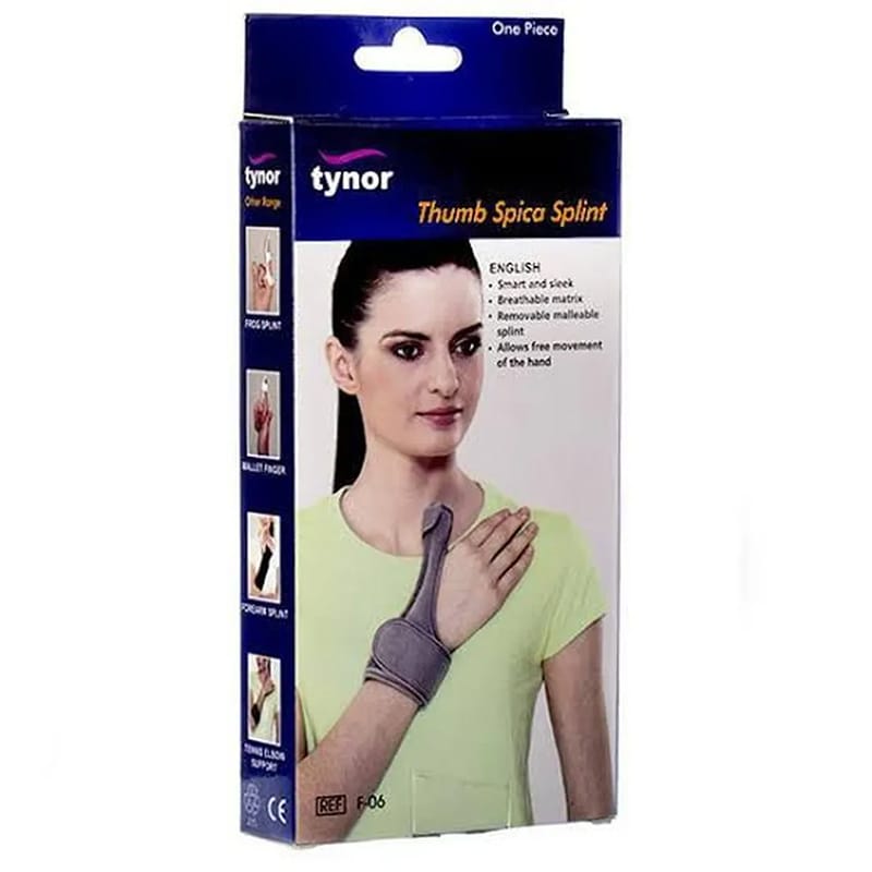 Picture of Tynor Premium Thumb Spica Splint (Model F-06) | Ultimate Support for Thumb Pain & Injury