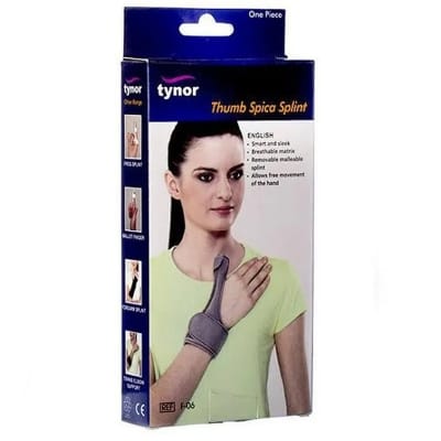 Picture of Tynor Premium Thumb Spica Splint (Model F-06) | Ultimate Support for Thumb Pain & Injury