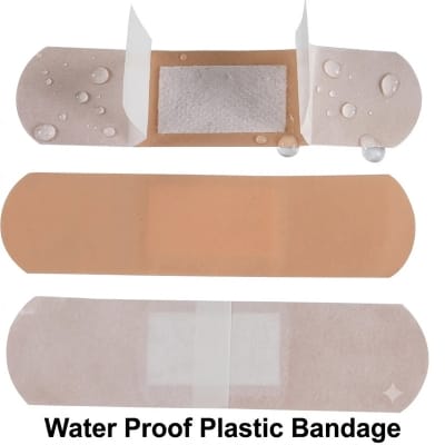 Picture of 100 Pcs Getwell First Aid Strip Tape Cotton Bandage