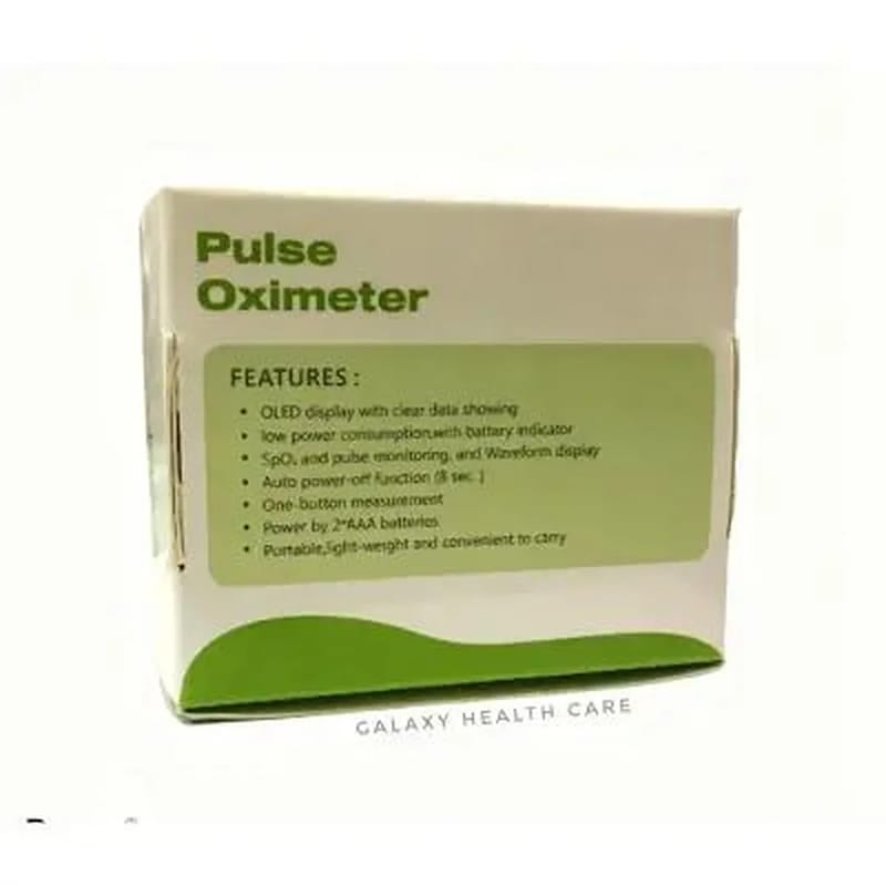 Picture of AFK Portable Digital Fingertip Pulse Oxi Meter SpO2 PR Monitor Large Display Screen for Travel Outdoor