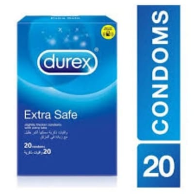 Picture of Durex Extra Safe Condom - 20 pcs Box (Made In India)