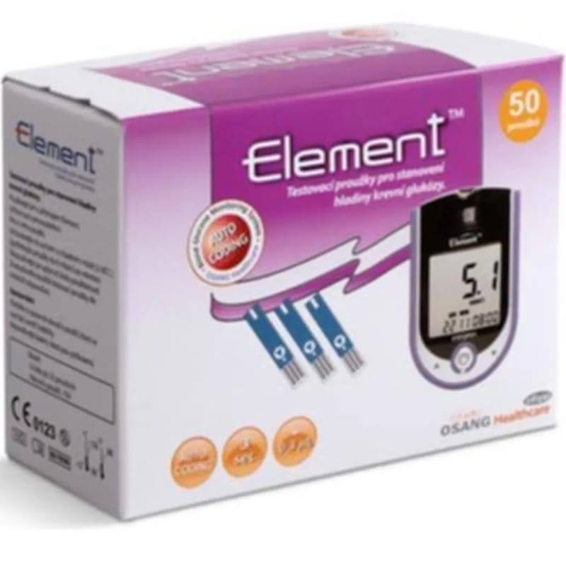Picture of Element Blood Glucose Monitoring System – Accurate Diabetes Sugar Testing Kit for Home & Clinical Use 25 & 50 pcs