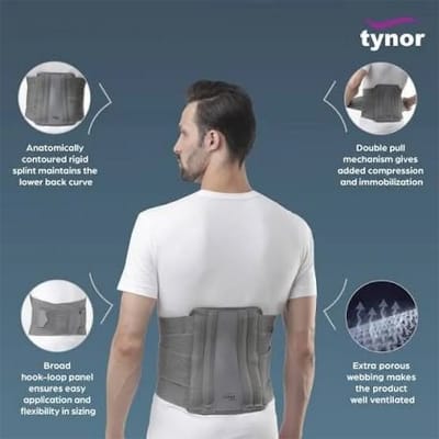 Picture of Tynor Lumbar Corset (Contoured L.S. Support) | Professional Grade Back Pain Relief