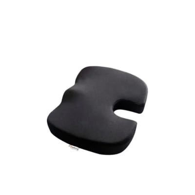 Picture of UM United Medicare Orthopedic Memory Foam Coccyx Seat Cushion – Tailbone Pain Relief for Office & Home Chair
